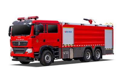 豪沃后双桥泡沫消防车