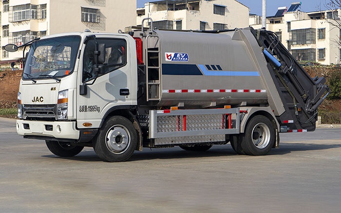 江淮帅铃纯电动压缩式垃圾车