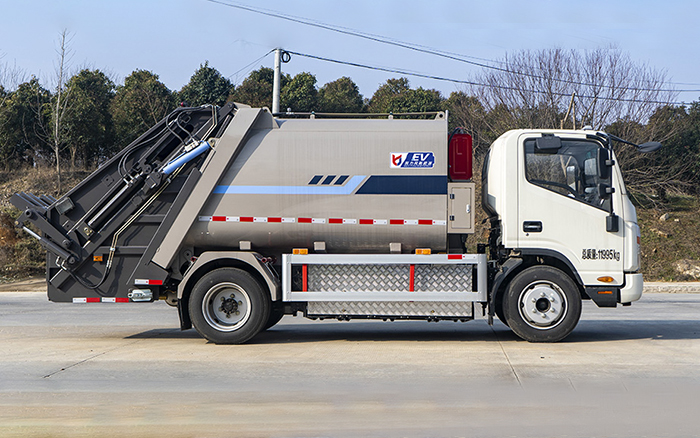 江淮帅铃纯电动压缩式垃圾车