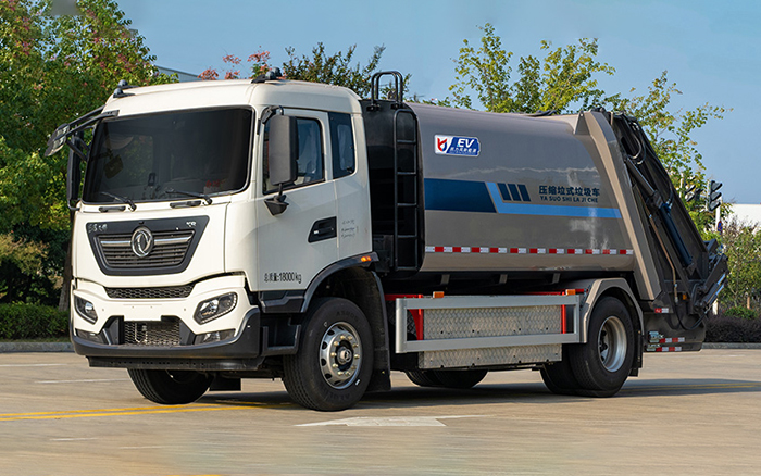 东风天锦纯电压缩式垃圾车