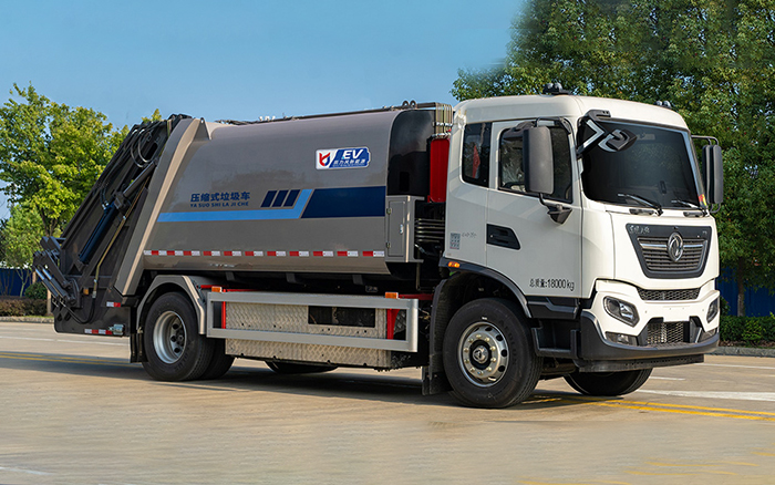 东风天锦纯电压缩式垃圾车