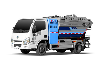 上汽跃进纯电自装卸式垃圾车