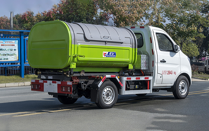 长安纯电车厢可卸式垃圾车