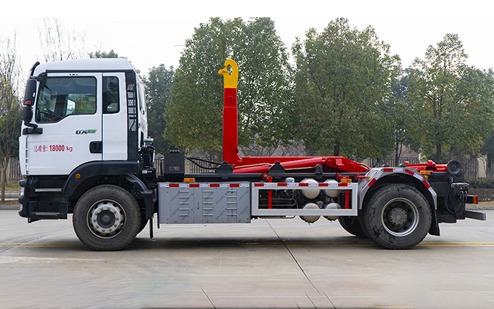 重汽纯电车厢可卸式垃圾车