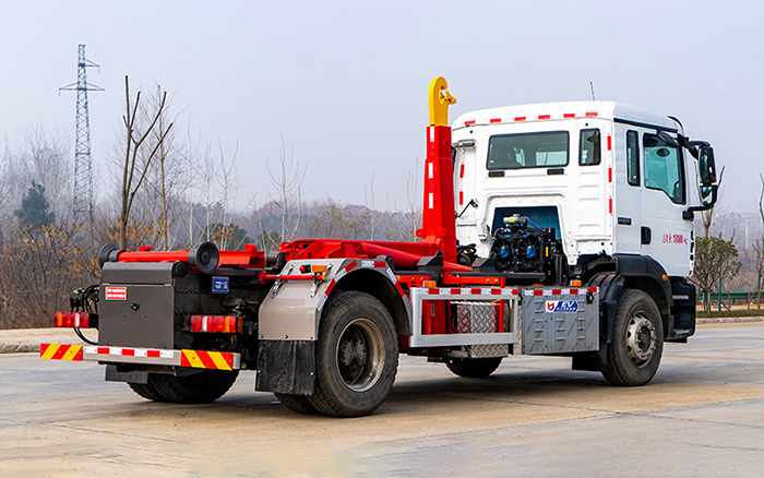 重汽纯电车厢可卸式垃圾车