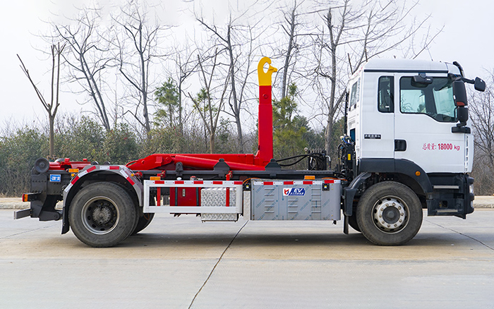 重汽纯电车厢可卸式垃圾车