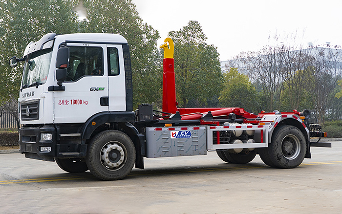 重汽纯电车厢可卸式垃圾车