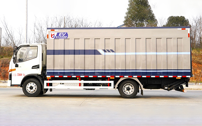 江淮骏铃纯电密封式桶装垃圾车