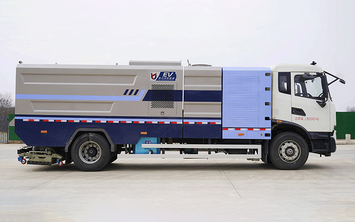 东风天锦纯电道路污染清除车