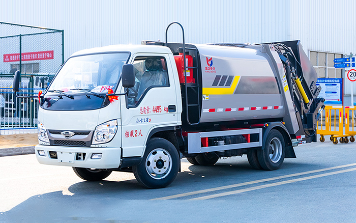 福田小卡之星3压缩式垃圾车