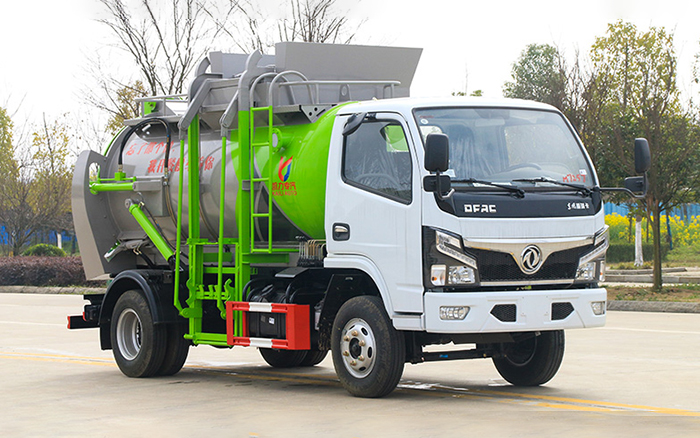 东风D6圆罐餐厨式垃圾车