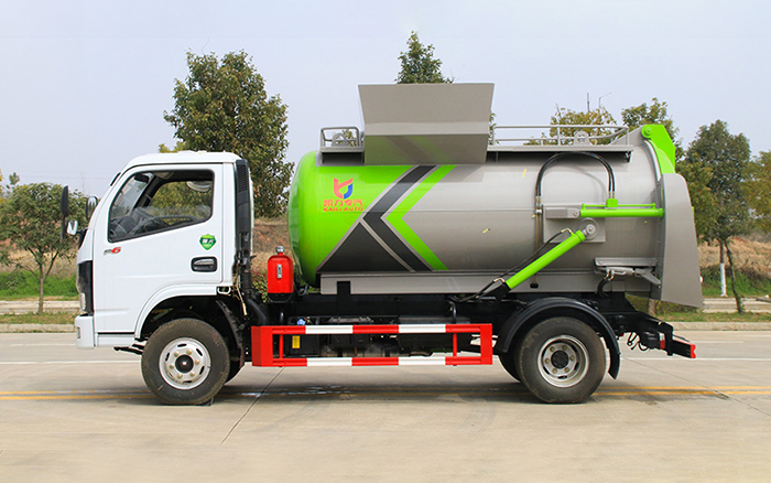 东风D6圆罐餐厨式垃圾车