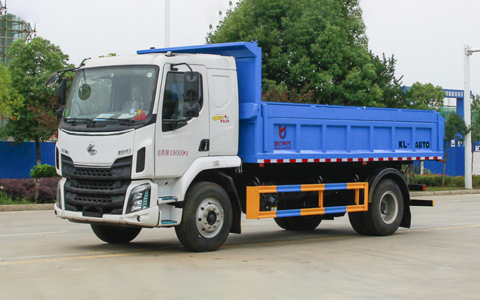 柳汽自卸式垃圾车