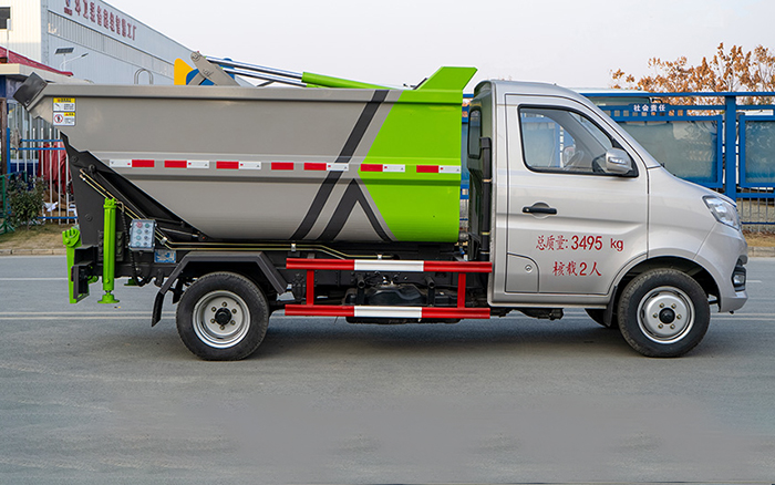 长安自装卸式垃圾车 后装
