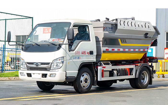 小卡之星3自装卸式垃圾车 后装