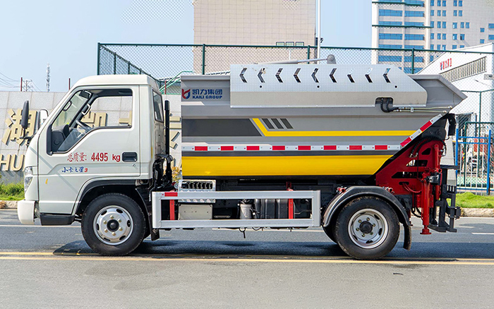 小卡之星3自装卸式垃圾车 后装