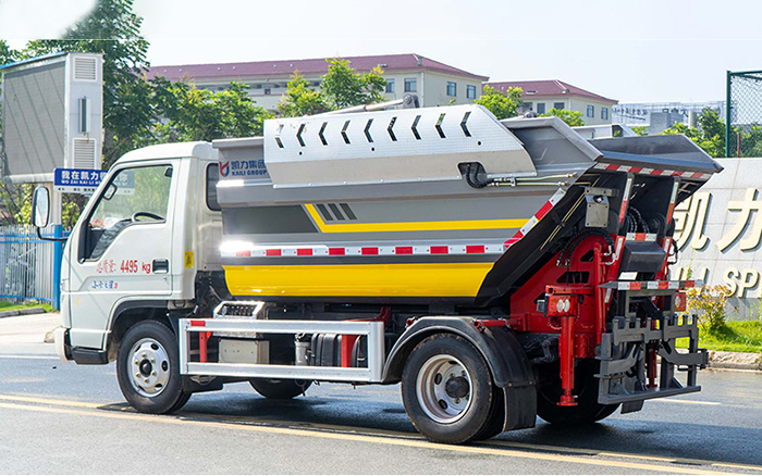 小卡之星3自装卸式垃圾车 后装