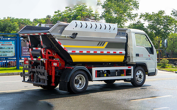 小卡之星3自装卸式垃圾车 后装