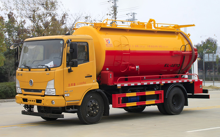 东风天锦清洗吸污车