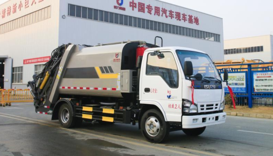 五十铃7方压缩式垃圾车产品介绍
