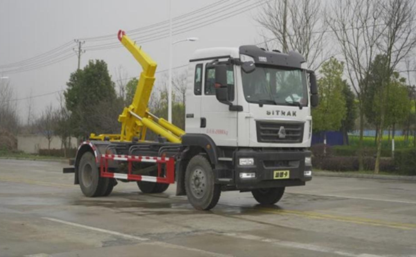 重汽汕德卡13方车厢可卸式垃圾车